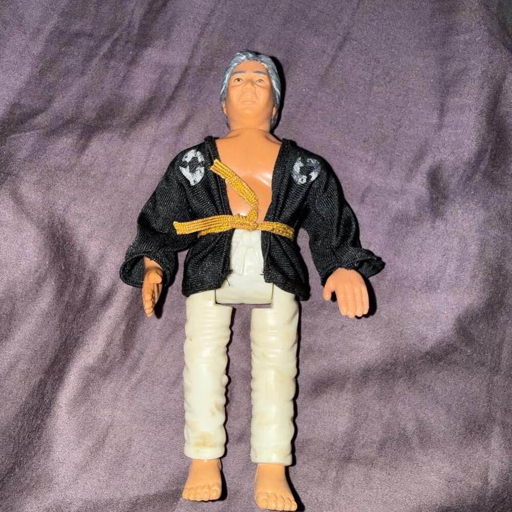 Vintage LJN Mr. Miyagi The Karate Kid Action Figure - 1986‎ Movie Toy